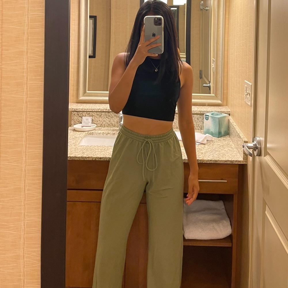 ZARA SUMMER PANTS HIGHWAISTED